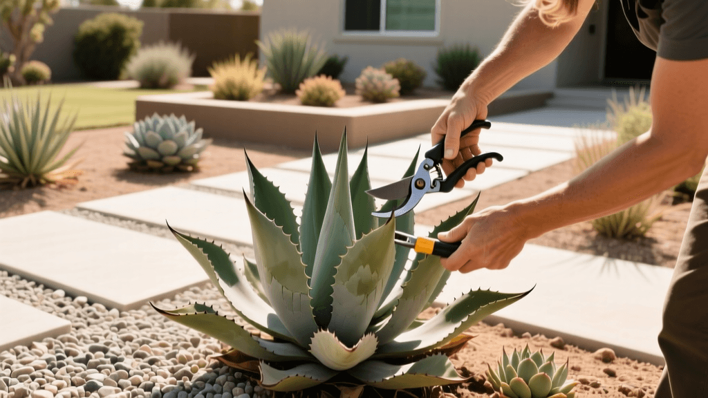 2026 Guide: Pruning Agave & Decomposed Granite Xeriscapes
