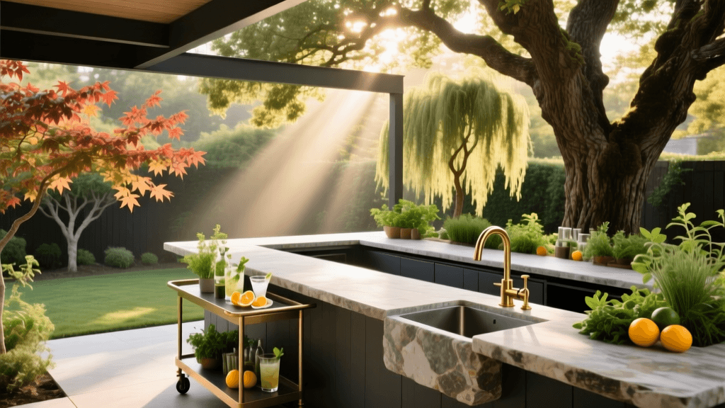 Best Trees For Outdoor Bar Cart Sink Setups In 2026
