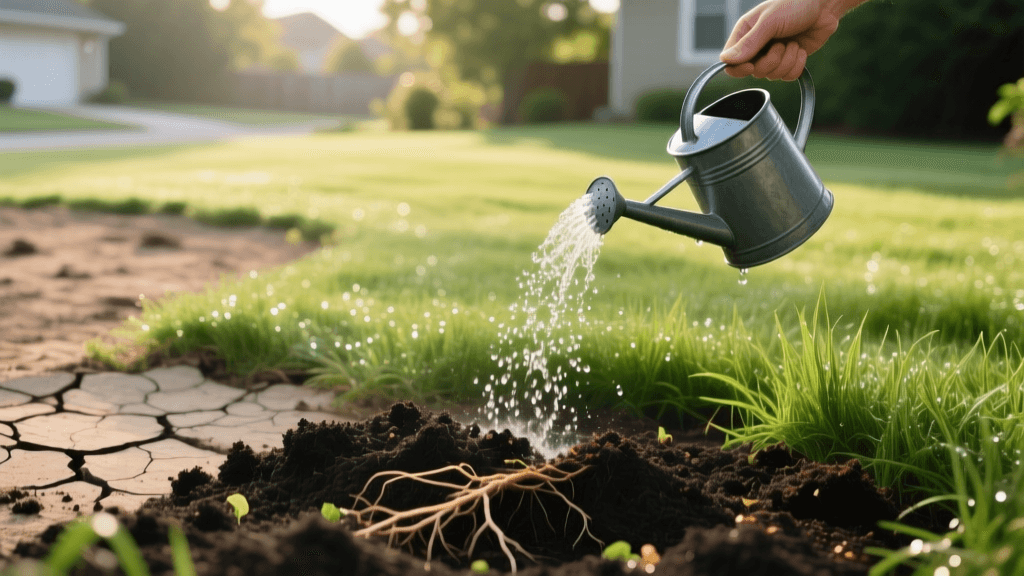 Drought-Proof Your Lawn: Deep Watering & Soil Amendments
