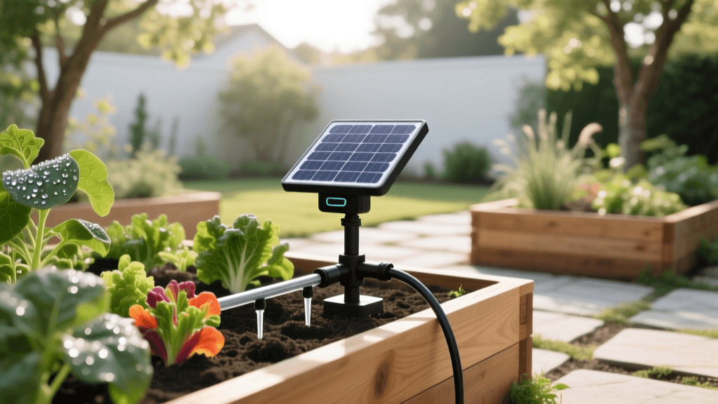 DIY Solar-Powered Smart Drip Irrigation for Raised Beds
