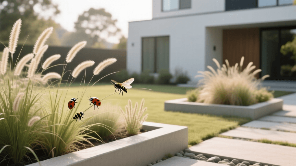 Modern Minimalist Grasses For Beneficial Insects 2026