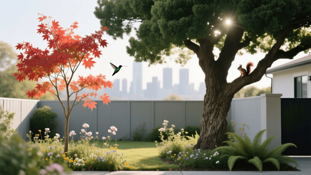 Red Maple vs Live Oak 2026: Small Yard Shade Trees for Wildlife
