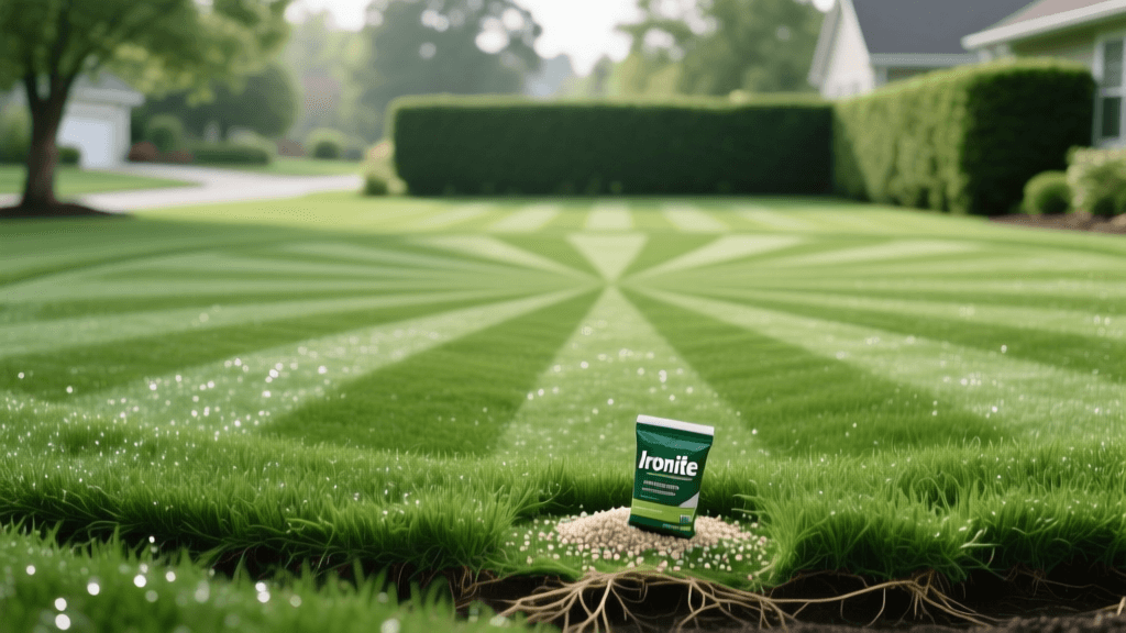 Ironite Lawn Supplement And Mowing Patterns For Deep Green 2026