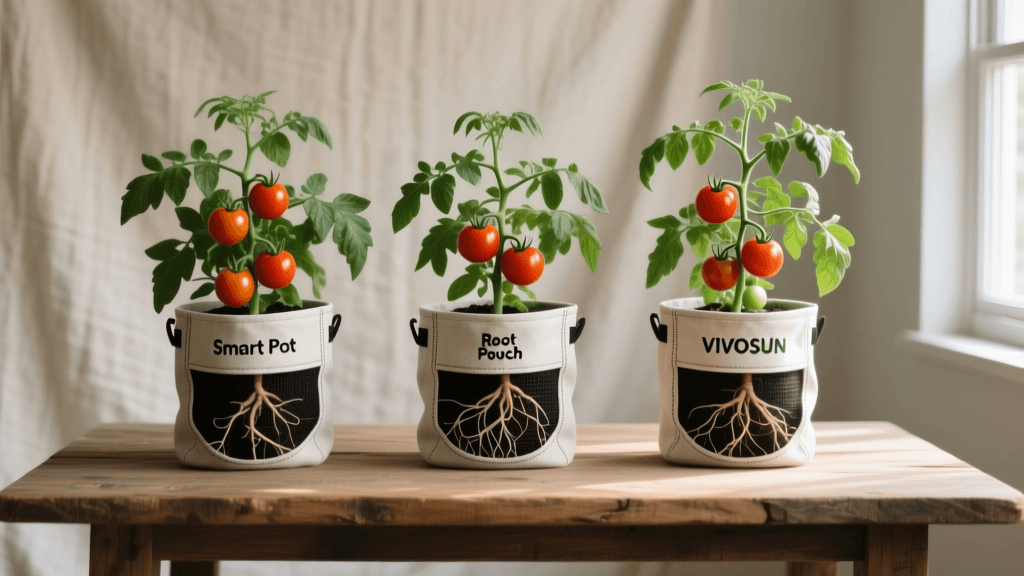 Best Fabric Grow Bags for Tomatoes: Smart Pot vs Root Pouch