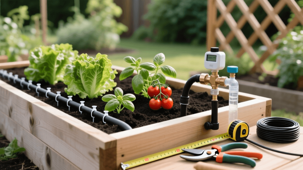 How to Install a Drip Irrigation System for Raised Beds
