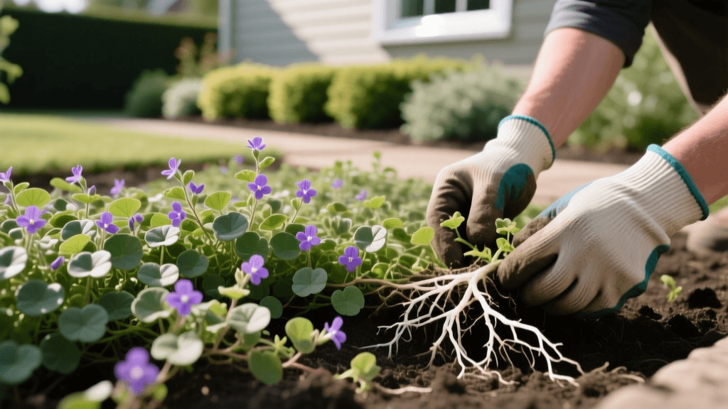 How to Identify and Remove Creeping Charlie in Landscape Beds
