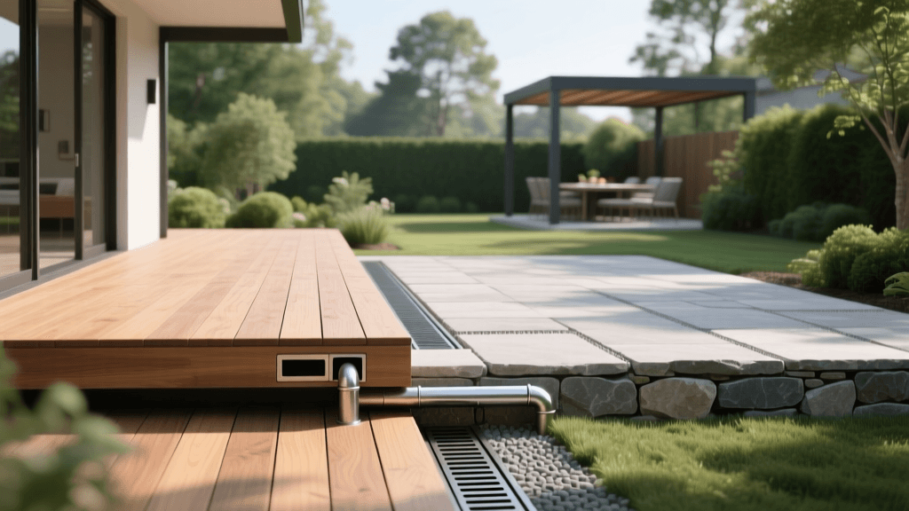Deck Vs Patio Cost 2026: Hidden Drainage Pipe Factors