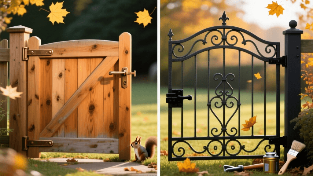 Cedar vs Wrought Iron Gates: 2026 Fall Hardware Guide