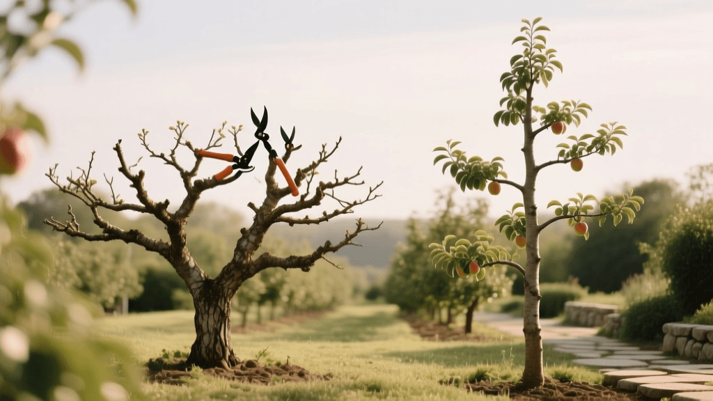 Photographing Open Center vs Central Leader Pruning 2026