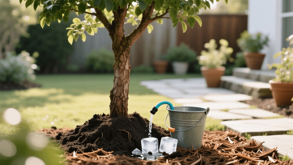 Viral Tree Care Hacks: Ice Cubes, Mulch Volcanoes & Slow Drips