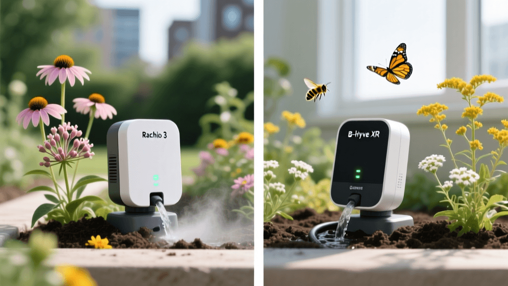 Rachio 3 vs B-hyve XR: Pollinator Garden Irrigation Guide 2026