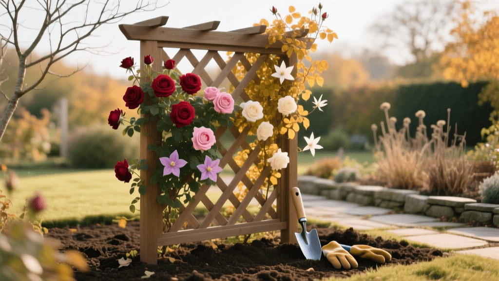 Fall 2026 Trellis Guide for Climbing Roses & Clematis
