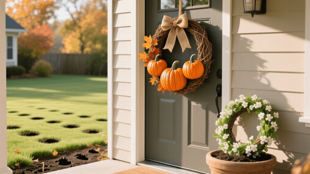 2026 Seasonal Porch Decor: Wreaths, Pumpkins & Aeration