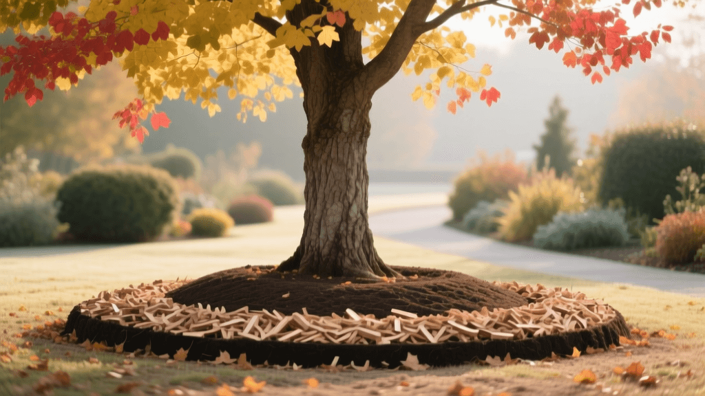 Fall Tree Care 2026: The Donut Mulching & 3-Inch Depth Rule