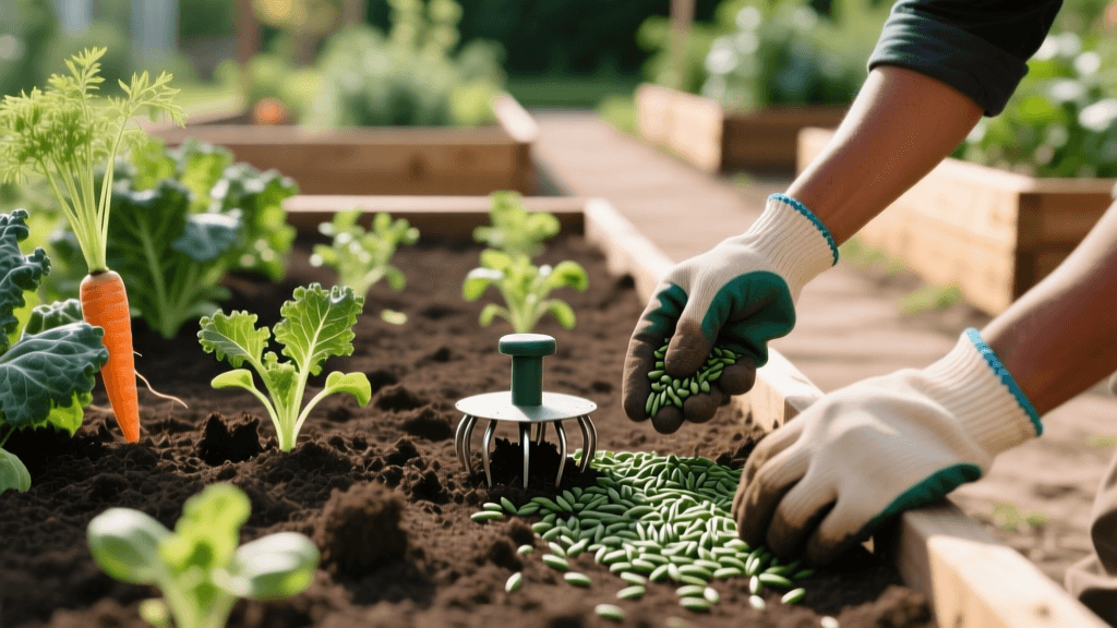 Garden Bed Aeration and Cover Crop Overseeding Guide