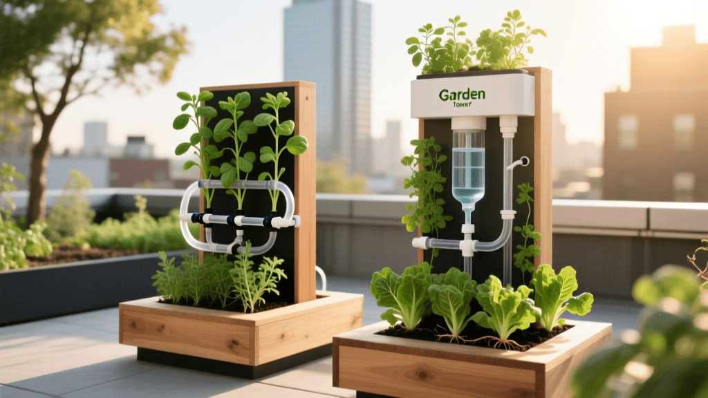 GreenStalk vs Garden Tower 2: 2026 Irrigation Setup