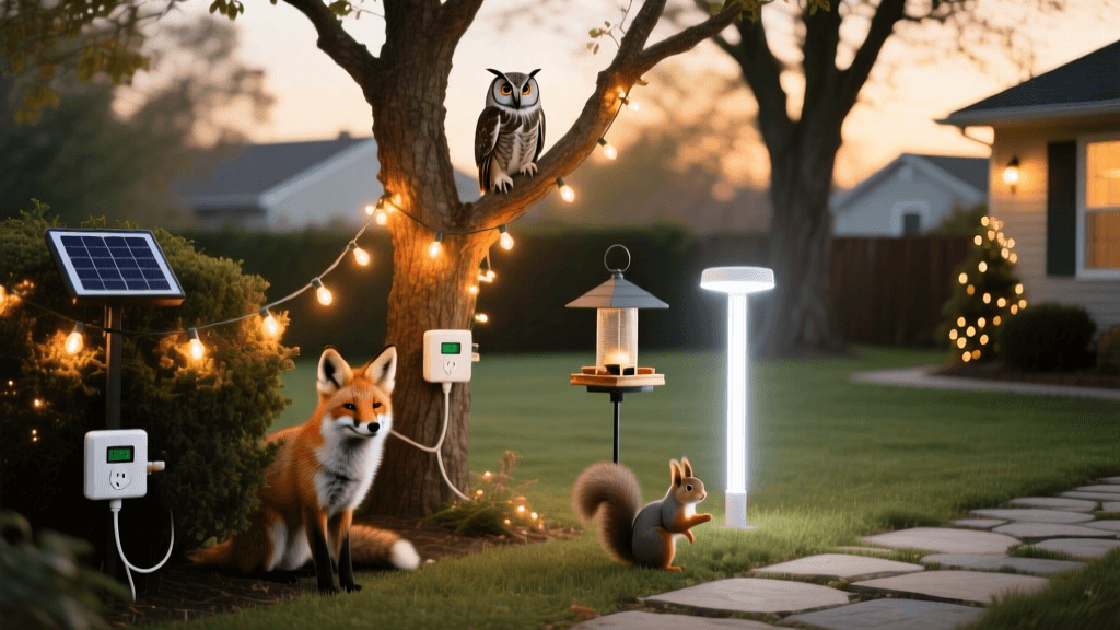 Wildlife-Safe Holiday Lighting 2026: LED vs Incandescent & Timers