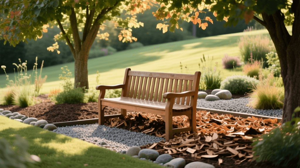 2026 Garden Bench Placement: Mulching for Focal Points & Shade