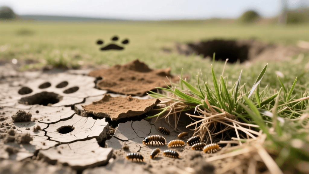 Diagnosing Dead Lawn Patches: Grubs vs. Drought Stress