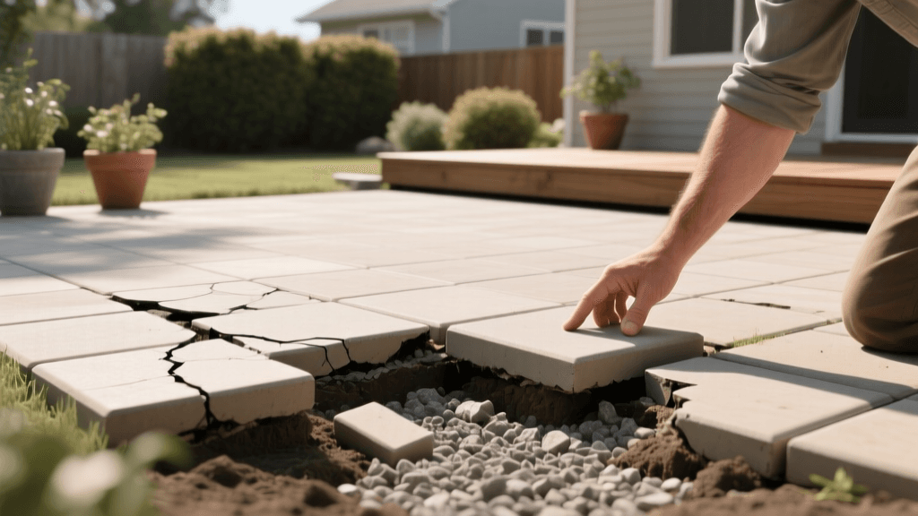 How to Fix a Sinking Paver Patio: Diagnosis and Repair