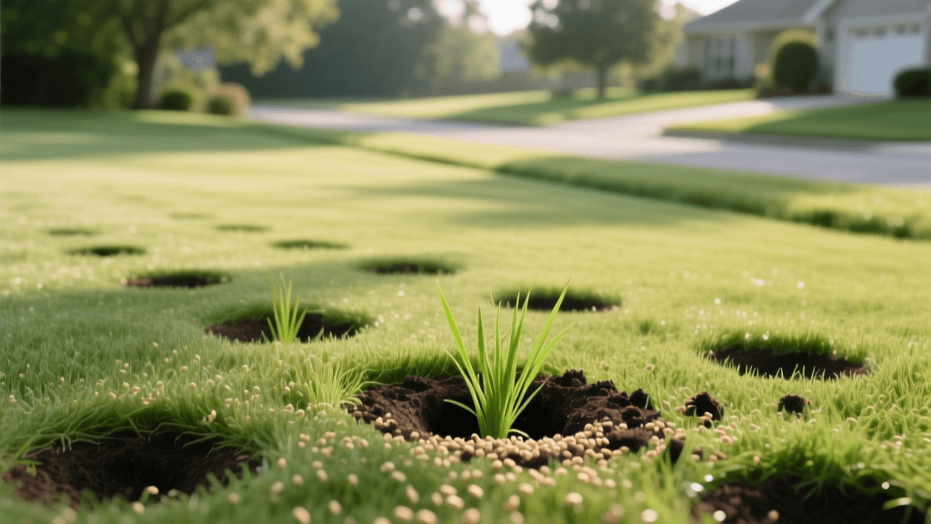 Core Aeration and Overseeding Cool-Season Lawns Guide