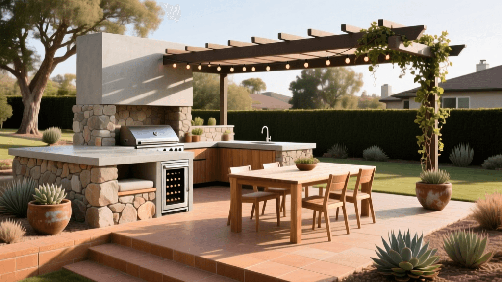 Outdoor Kitchen Patios: Boost Curb Appeal and Entertain
