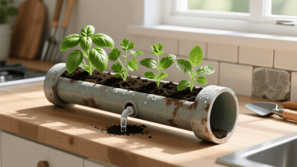 Build a Self-Watering Herb Planter With Drainage Pipe 2026