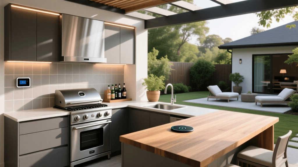 Smart Outdoor Kitchen Design: Layouts, Materials, and Tech