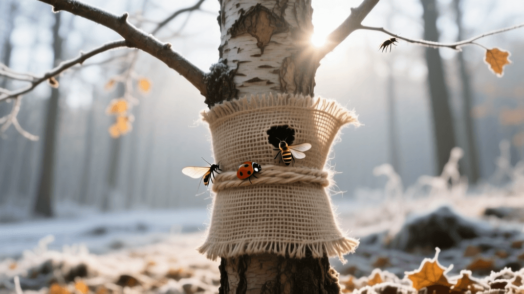 Burlap Tree Wrapping For Sunscald & Beneficial Insects 2026