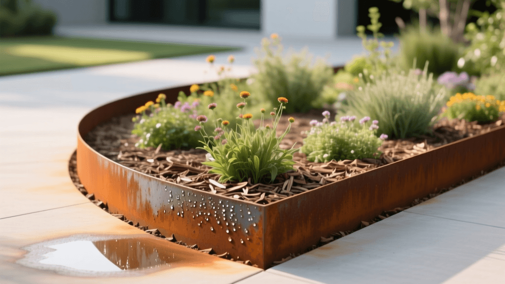 Corten Steel Landscape Edging: The Viral Garden Trend