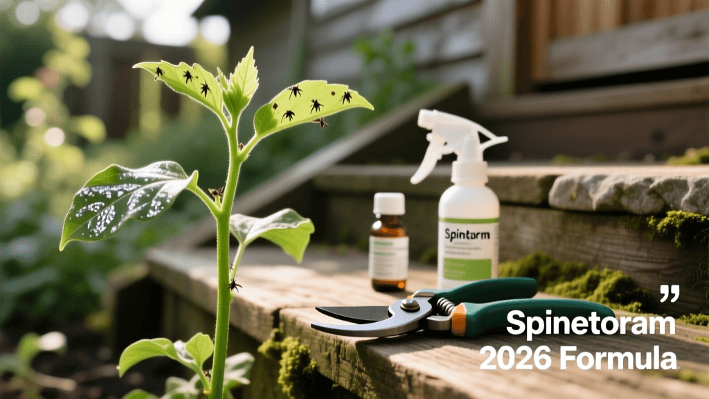 Thrips Damage ID & Pruning for Spinetoram Treatment 2026