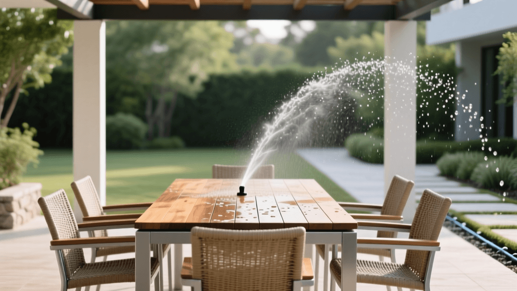 Teak vs Aluminum vs Resin Wicker: Irrigation Impact 2026