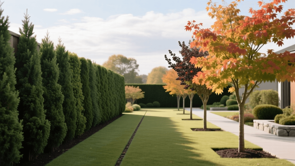 How to Plan and Design a Year-Round Tree Privacy Screen