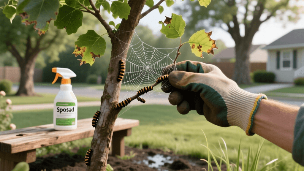 2026 Tent Caterpillar Guide: Web Removal & Spinosad Treatment