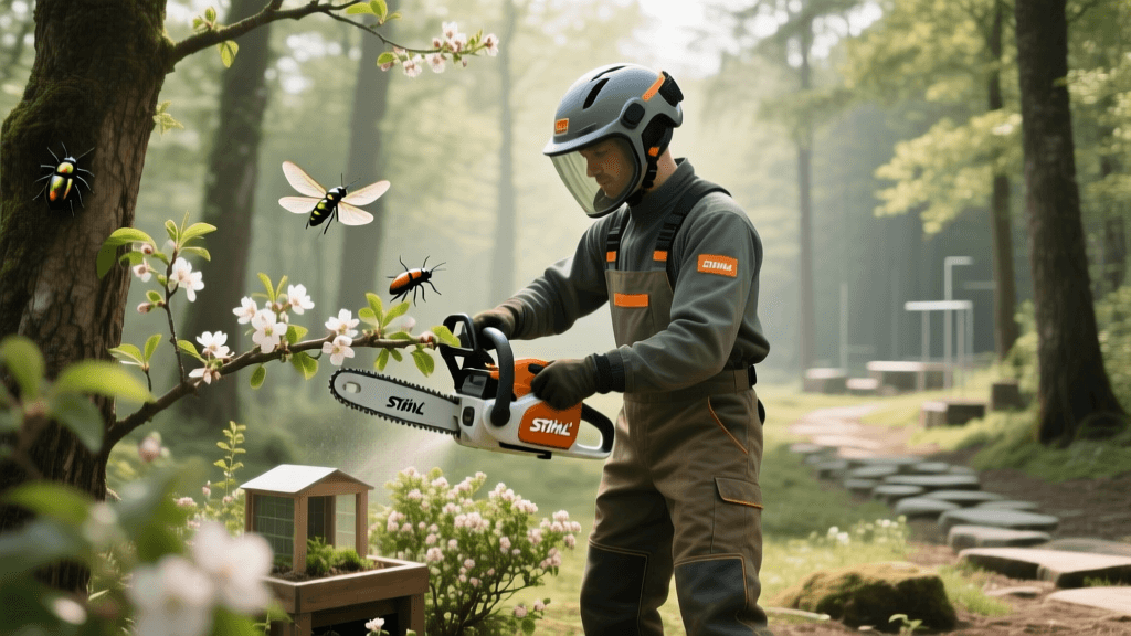Stihl Chainsaw Safety Gear 2026: Pruning for Beneficial Insects