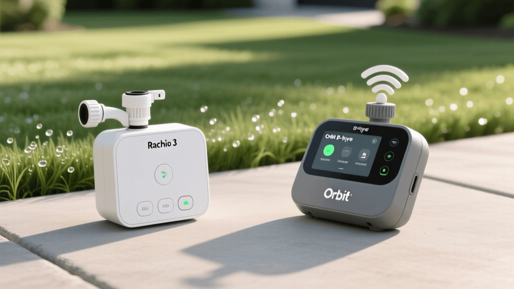 Rachio 3 vs Orbit B-hyve: Smart Sprinkler Controller Comparison
