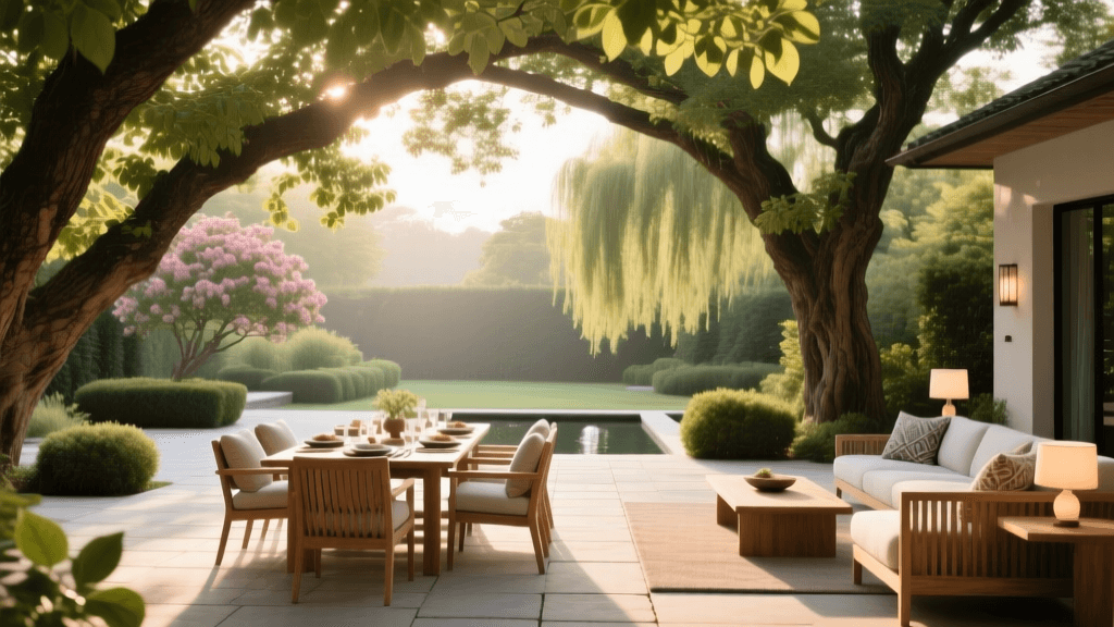 Best Shade Trees for Patios and Outdoor Entertaining Spaces