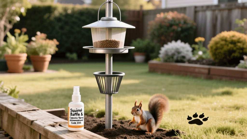 Best Squirrel Deterrents 2026: Baffles & Capsaicin Spray Guide
