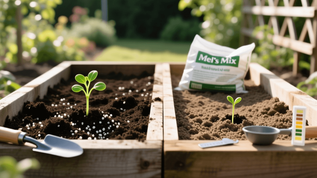 Mel's Mix vs Bagged Raised Bed Soil: Which is Better