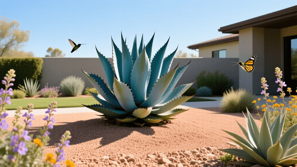 2026 Xeriscape Front Yard: Agave, DG & Pollinator Design