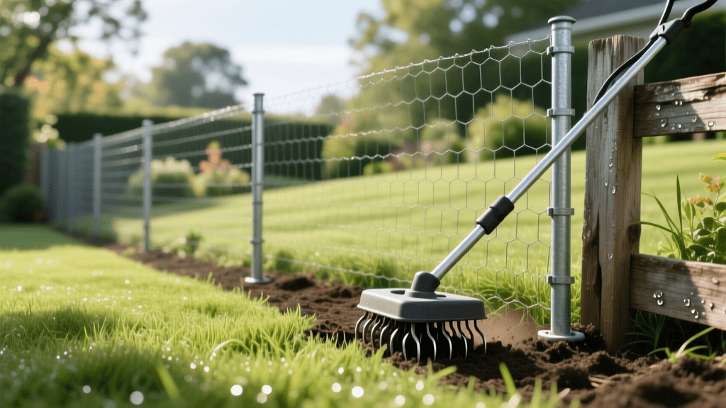 2026 Rabbit Exclusion: Two-Foot Chicken Wire & Core Aeration