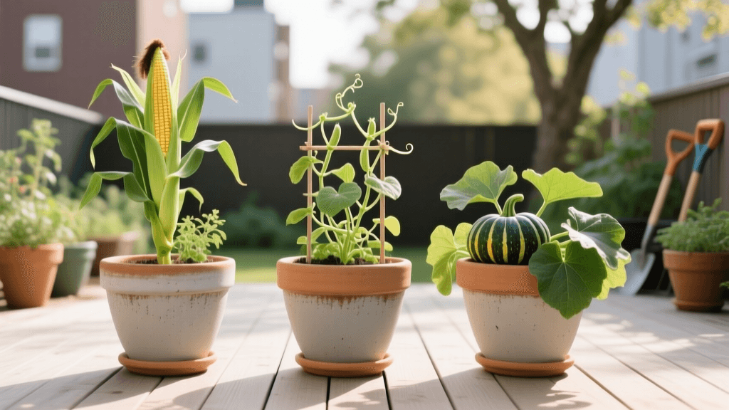 Three Sisters Container Garden 2026: Patio Pot Guide