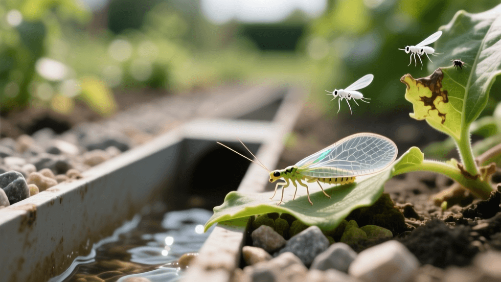 French Drain IPM: Lacewing Larvae Rates for Whiteflies 2026