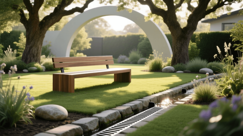 2026 Guide: Garden Bench Placement Over French Drains