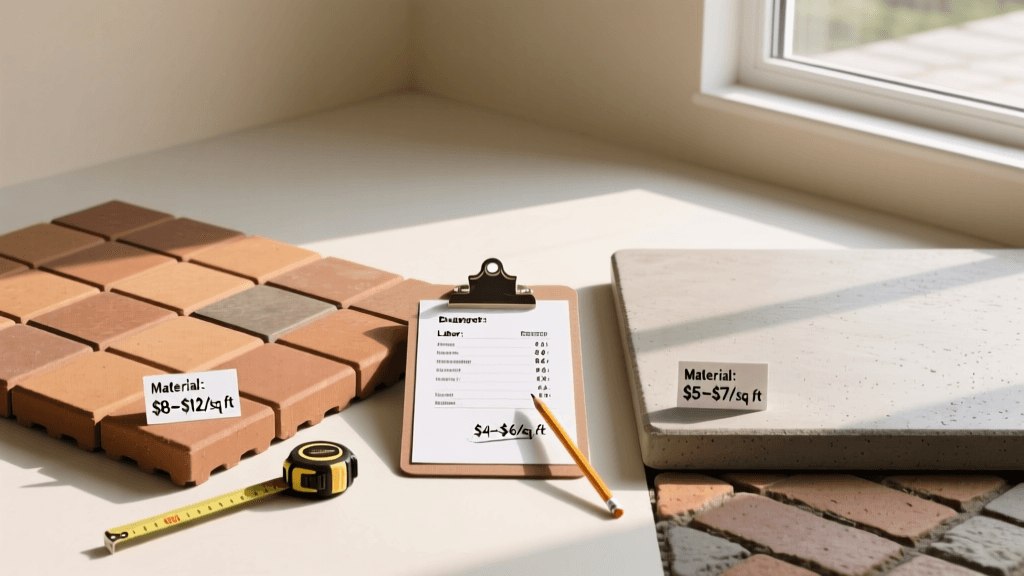Paver vs Stamped Concrete Patio Costs: Budget Guide