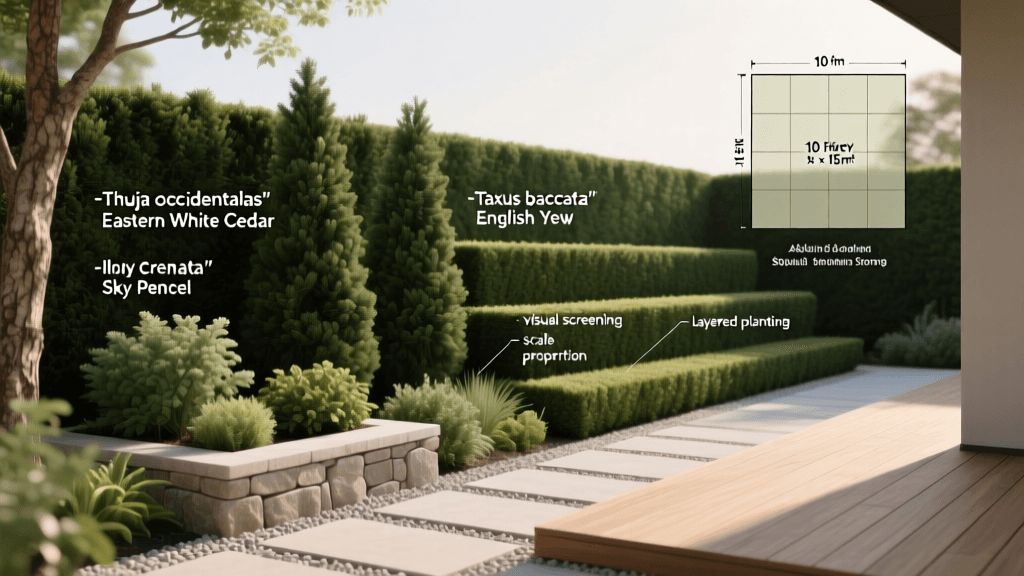 Selecting Evergreen Hedges For Year Round Privacy