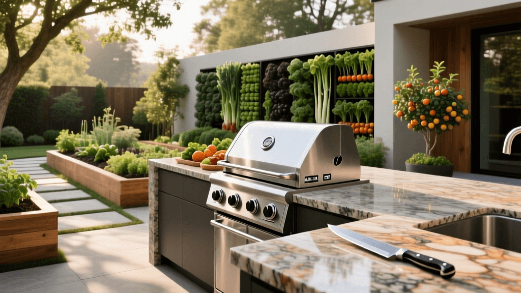 2026 Foodscaping: Weber Summit & Granite Outdoor Kitchen Design