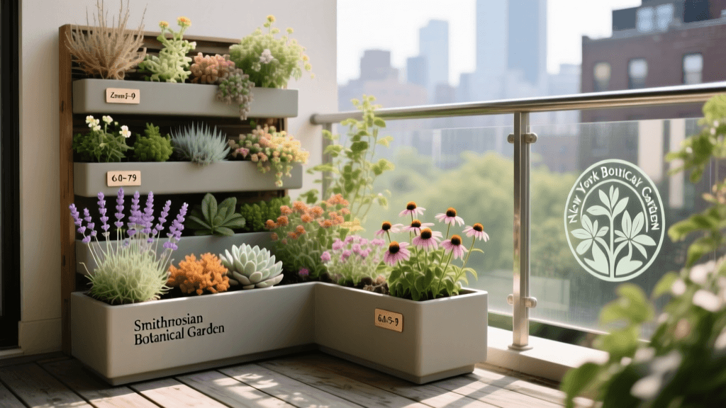 Balcony Container Garden Layout For Apartment Dwellers