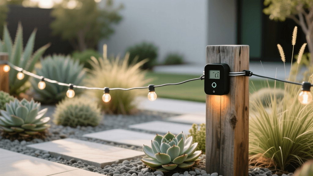 2026 Xeriscape String Lights: Guide Wire & Timer Guide