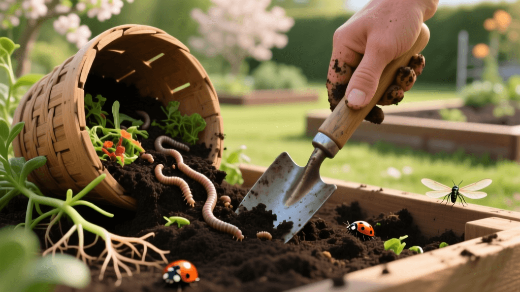 How Composting Suppresses Lawn and Garden Soil Pests